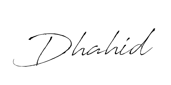 if you are searching for the best signature style for your name Dhahid. so please give up your signature search. here we have designed multiple signature styles  using Antro_Vectra. Dhahid signature style 6 images and pictures png