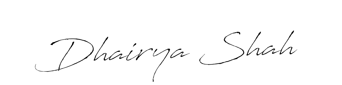 The best way (Antro_Vectra) to make a short signature is to pick only two or three words in your name. The name Dhairya Shah include a total of six letters. For converting this name. Dhairya Shah signature style 6 images and pictures png