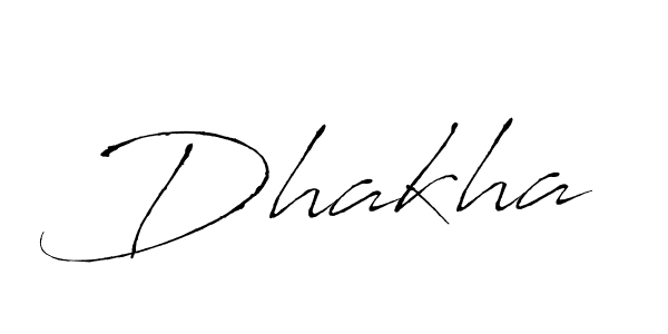 How to make Dhakha name signature. Use Antro_Vectra style for creating short signs online. This is the latest handwritten sign. Dhakha signature style 6 images and pictures png