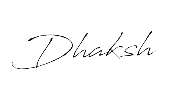 Dhaksh stylish signature style. Best Handwritten Sign (Antro_Vectra) for my name. Handwritten Signature Collection Ideas for my name Dhaksh. Dhaksh signature style 6 images and pictures png