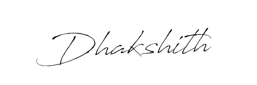 Design your own signature with our free online signature maker. With this signature software, you can create a handwritten (Antro_Vectra) signature for name Dhakshith. Dhakshith signature style 6 images and pictures png