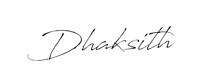 Design your own signature with our free online signature maker. With this signature software, you can create a handwritten (Antro_Vectra) signature for name Dhaksith. Dhaksith signature style 6 images and pictures png