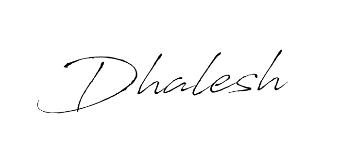 Dhalesh stylish signature style. Best Handwritten Sign (Antro_Vectra) for my name. Handwritten Signature Collection Ideas for my name Dhalesh. Dhalesh signature style 6 images and pictures png