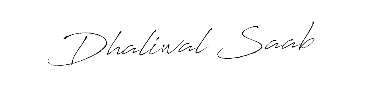 Also You can easily find your signature by using the search form. We will create Dhaliwal Saab name handwritten signature images for you free of cost using Antro_Vectra sign style. Dhaliwal Saab signature style 6 images and pictures png