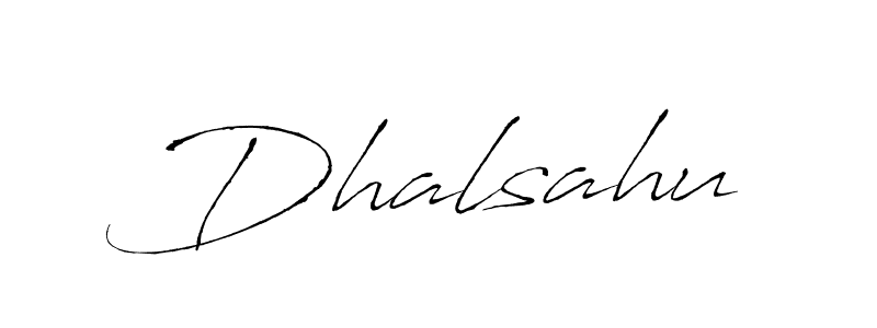 Also You can easily find your signature by using the search form. We will create Dhalsahu name handwritten signature images for you free of cost using Antro_Vectra sign style. Dhalsahu signature style 6 images and pictures png