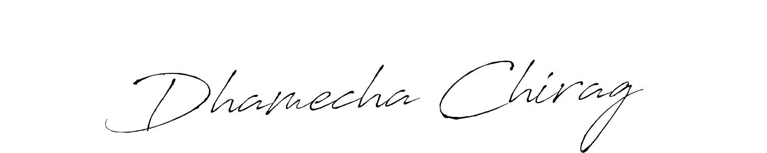 You can use this online signature creator to create a handwritten signature for the name Dhamecha Chirag. This is the best online autograph maker. Dhamecha Chirag signature style 6 images and pictures png