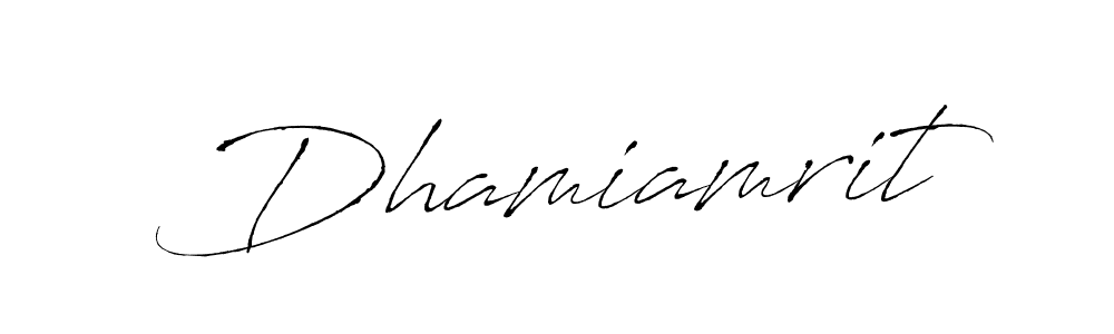Make a beautiful signature design for name Dhamiamrit. Use this online signature maker to create a handwritten signature for free. Dhamiamrit signature style 6 images and pictures png