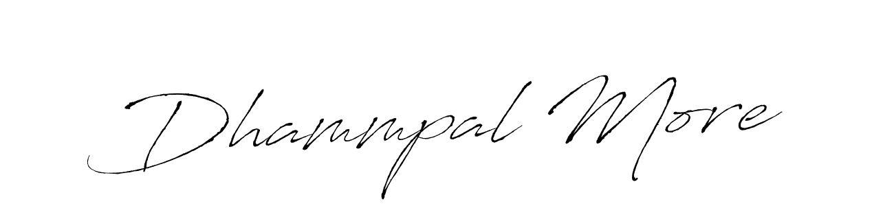 The best way (Antro_Vectra) to make a short signature is to pick only two or three words in your name. The name Dhammpal More include a total of six letters. For converting this name. Dhammpal More signature style 6 images and pictures png