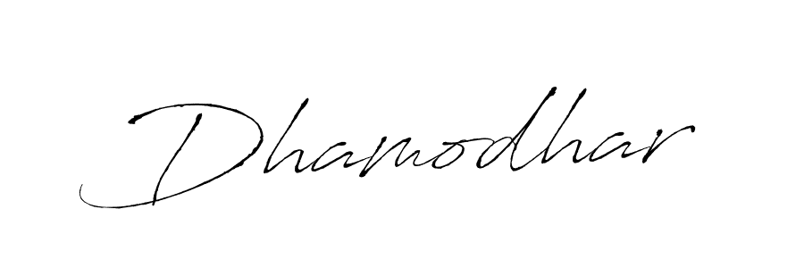 Use a signature maker to create a handwritten signature online. With this signature software, you can design (Antro_Vectra) your own signature for name Dhamodhar. Dhamodhar signature style 6 images and pictures png