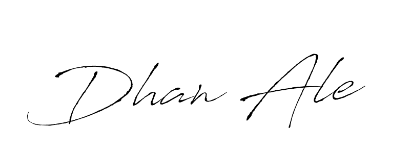 The best way (Antro_Vectra) to make a short signature is to pick only two or three words in your name. The name Dhan Ale include a total of six letters. For converting this name. Dhan Ale signature style 6 images and pictures png