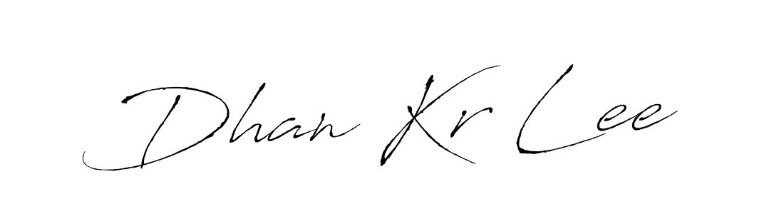 Also we have Dhan Kr Lee name is the best signature style. Create professional handwritten signature collection using Antro_Vectra autograph style. Dhan Kr Lee signature style 6 images and pictures png