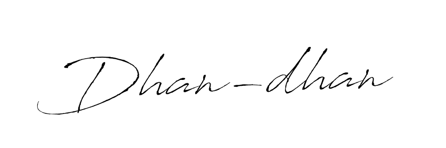 Make a beautiful signature design for name Dhan-dhan. Use this online signature maker to create a handwritten signature for free. Dhan-dhan signature style 6 images and pictures png