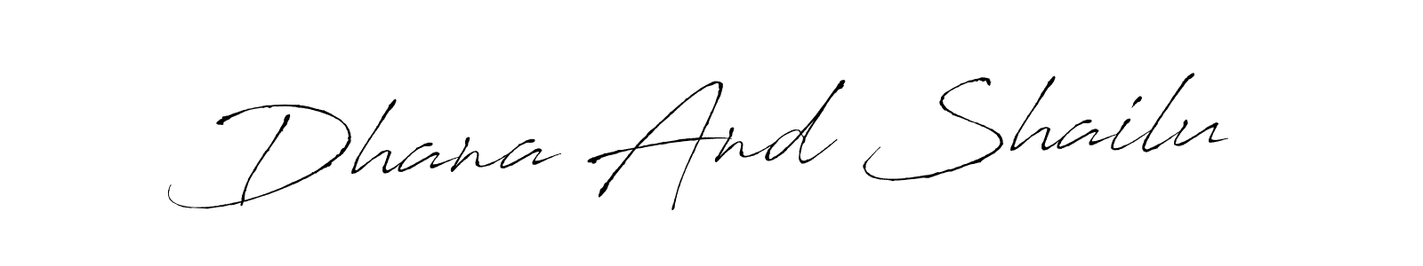 You should practise on your own different ways (Antro_Vectra) to write your name (Dhana And Shailu) in signature. don't let someone else do it for you. Dhana And Shailu signature style 6 images and pictures png