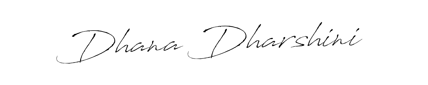 You should practise on your own different ways (Antro_Vectra) to write your name (Dhana Dharshini) in signature. don't let someone else do it for you. Dhana Dharshini signature style 6 images and pictures png