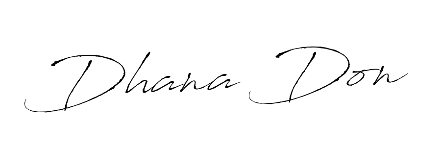 Make a beautiful signature design for name Dhana Don. With this signature (Antro_Vectra) style, you can create a handwritten signature for free. Dhana Don signature style 6 images and pictures png