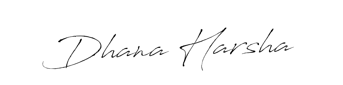Design your own signature with our free online signature maker. With this signature software, you can create a handwritten (Antro_Vectra) signature for name Dhana Harsha. Dhana Harsha signature style 6 images and pictures png
