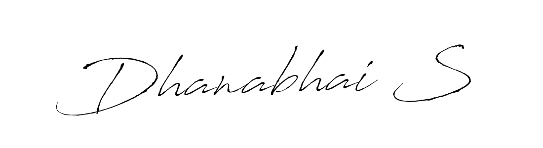 Dhanabhai S stylish signature style. Best Handwritten Sign (Antro_Vectra) for my name. Handwritten Signature Collection Ideas for my name Dhanabhai S. Dhanabhai S signature style 6 images and pictures png