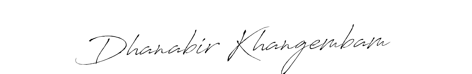 The best way (Antro_Vectra) to make a short signature is to pick only two or three words in your name. The name Dhanabir Khangembam include a total of six letters. For converting this name. Dhanabir Khangembam signature style 6 images and pictures png