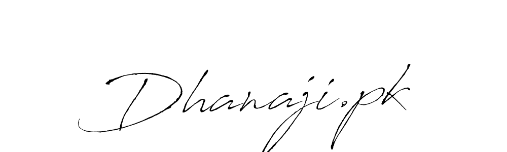 Create a beautiful signature design for name Dhanaji.pk. With this signature (Antro_Vectra) fonts, you can make a handwritten signature for free. Dhanaji.pk signature style 6 images and pictures png