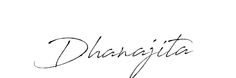 Create a beautiful signature design for name Dhanajita. With this signature (Antro_Vectra) fonts, you can make a handwritten signature for free. Dhanajita signature style 6 images and pictures png