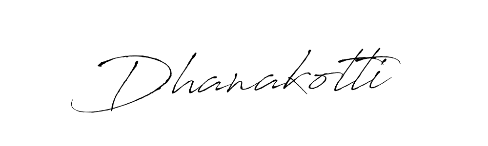 How to make Dhanakotti name signature. Use Antro_Vectra style for creating short signs online. This is the latest handwritten sign. Dhanakotti signature style 6 images and pictures png