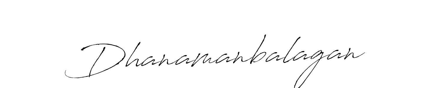 Also we have Dhanamanbalagan name is the best signature style. Create professional handwritten signature collection using Antro_Vectra autograph style. Dhanamanbalagan signature style 6 images and pictures png