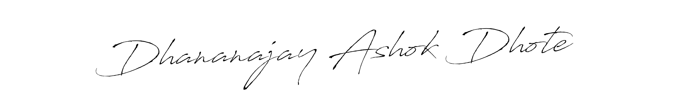 Make a beautiful signature design for name Dhananajay Ashok Dhote. Use this online signature maker to create a handwritten signature for free. Dhananajay Ashok Dhote signature style 6 images and pictures png