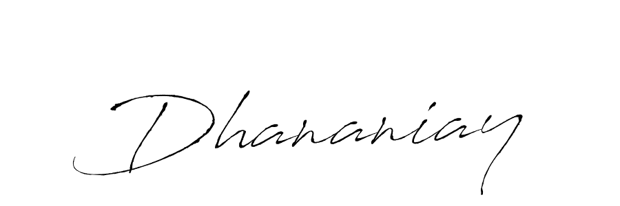 This is the best signature style for the Dhananiay name. Also you like these signature font (Antro_Vectra). Mix name signature. Dhananiay signature style 6 images and pictures png