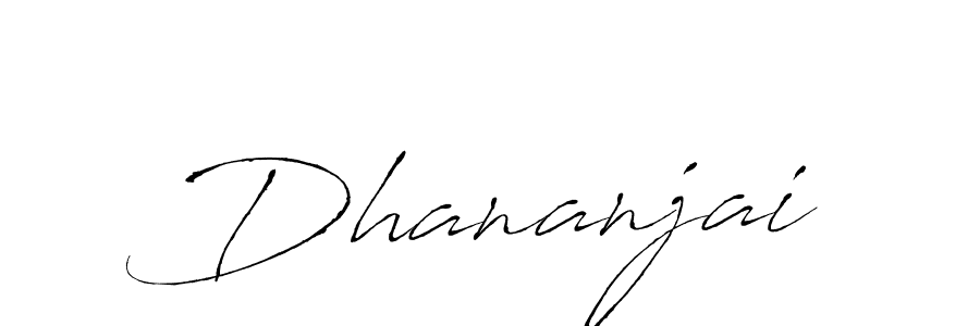 Create a beautiful signature design for name Dhananjai. With this signature (Antro_Vectra) fonts, you can make a handwritten signature for free. Dhananjai signature style 6 images and pictures png