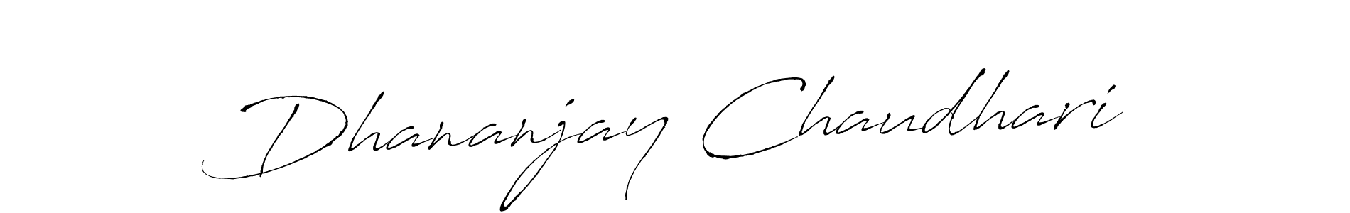 You should practise on your own different ways (Antro_Vectra) to write your name (Dhananjay Chaudhari) in signature. don't let someone else do it for you. Dhananjay Chaudhari signature style 6 images and pictures png