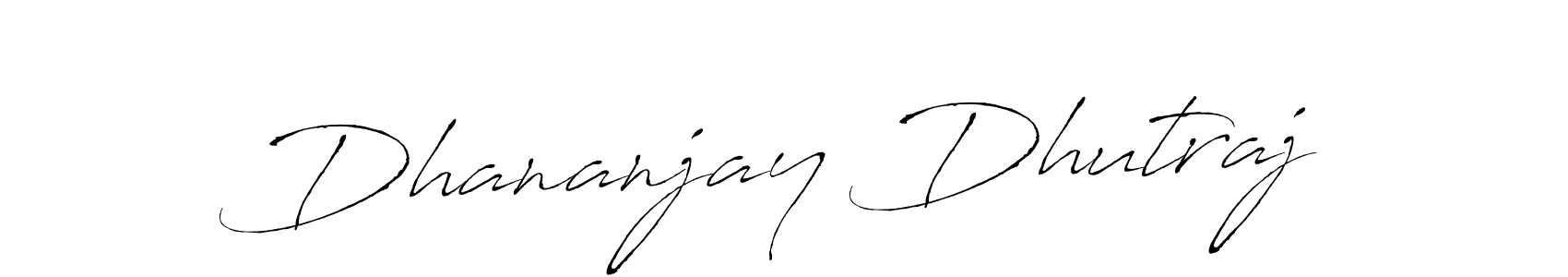 You should practise on your own different ways (Antro_Vectra) to write your name (Dhananjay Dhutraj) in signature. don't let someone else do it for you. Dhananjay Dhutraj signature style 6 images and pictures png