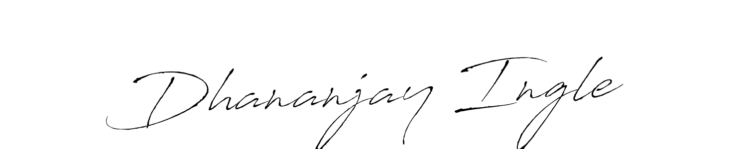 Use a signature maker to create a handwritten signature online. With this signature software, you can design (Antro_Vectra) your own signature for name Dhananjay Ingle. Dhananjay Ingle signature style 6 images and pictures png