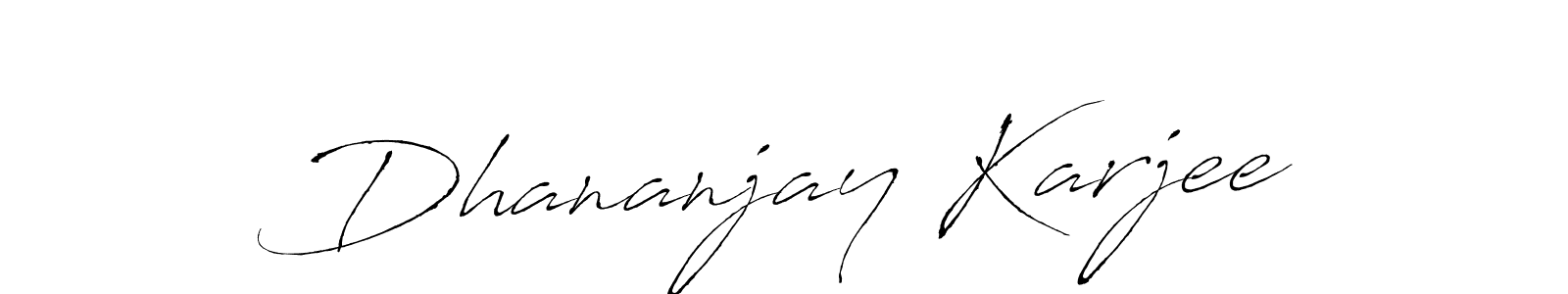 Also we have Dhananjay Karjee name is the best signature style. Create professional handwritten signature collection using Antro_Vectra autograph style. Dhananjay Karjee signature style 6 images and pictures png