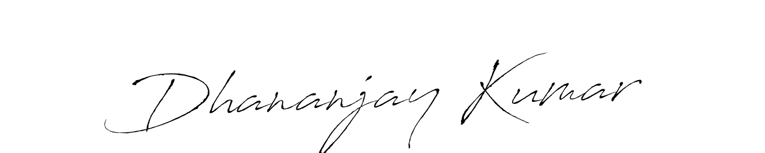 Also we have Dhananjay Kumar name is the best signature style. Create professional handwritten signature collection using Antro_Vectra autograph style. Dhananjay Kumar signature style 6 images and pictures png