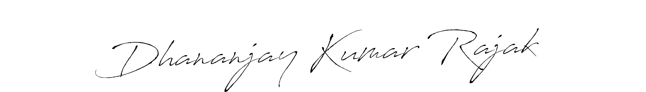 Make a short Dhananjay Kumar Rajak signature style. Manage your documents anywhere anytime using Antro_Vectra. Create and add eSignatures, submit forms, share and send files easily. Dhananjay Kumar Rajak signature style 6 images and pictures png