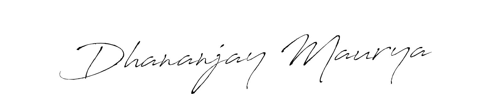 Make a beautiful signature design for name Dhananjay Maurya. Use this online signature maker to create a handwritten signature for free. Dhananjay Maurya signature style 6 images and pictures png