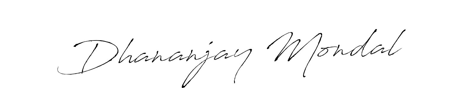 This is the best signature style for the Dhananjay Mondal name. Also you like these signature font (Antro_Vectra). Mix name signature. Dhananjay Mondal signature style 6 images and pictures png