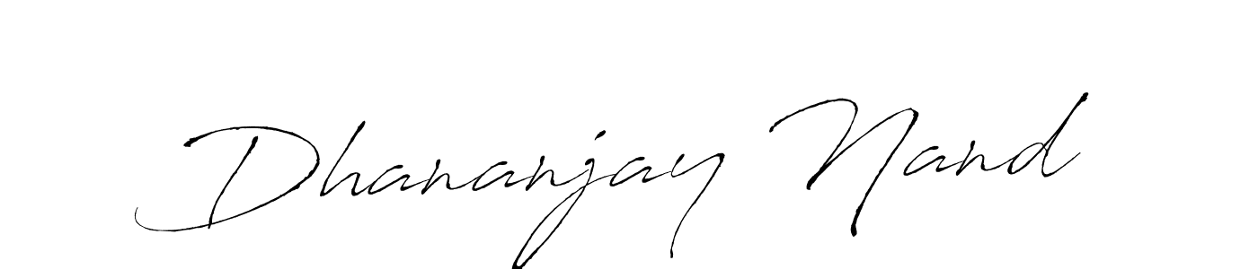 This is the best signature style for the Dhananjay Nand name. Also you like these signature font (Antro_Vectra). Mix name signature. Dhananjay Nand signature style 6 images and pictures png