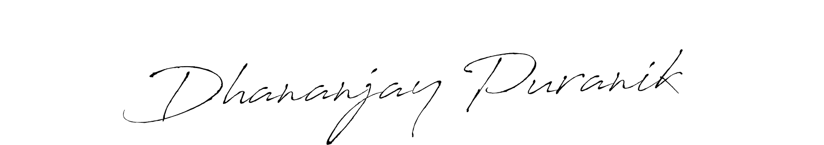 You can use this online signature creator to create a handwritten signature for the name Dhananjay Puranik. This is the best online autograph maker. Dhananjay Puranik signature style 6 images and pictures png