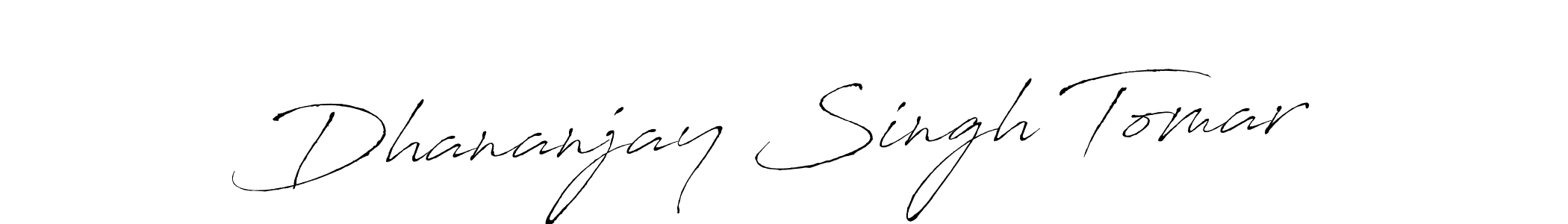 Use a signature maker to create a handwritten signature online. With this signature software, you can design (Antro_Vectra) your own signature for name Dhananjay Singh Tomar. Dhananjay Singh Tomar signature style 6 images and pictures png