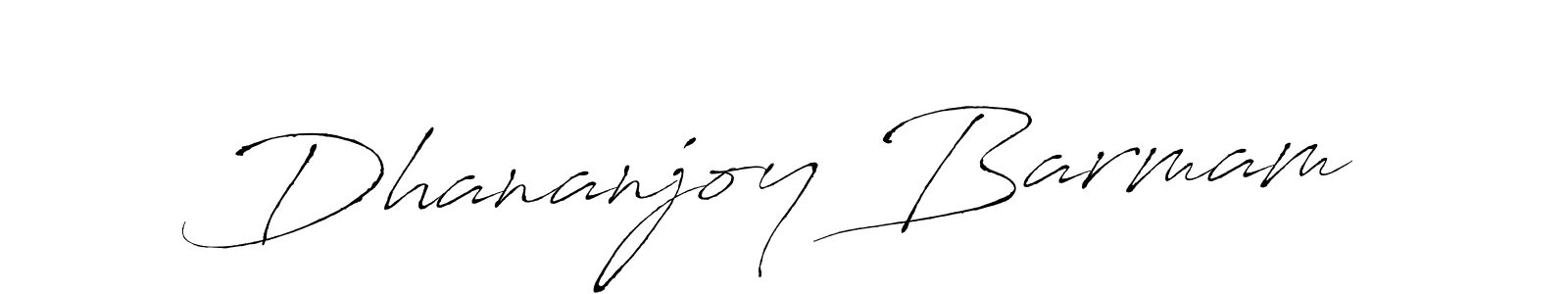 You should practise on your own different ways (Antro_Vectra) to write your name (Dhananjoy Barmam) in signature. don't let someone else do it for you. Dhananjoy Barmam signature style 6 images and pictures png