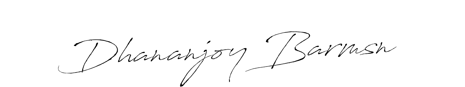 How to make Dhananjoy Barmsn signature? Antro_Vectra is a professional autograph style. Create handwritten signature for Dhananjoy Barmsn name. Dhananjoy Barmsn signature style 6 images and pictures png