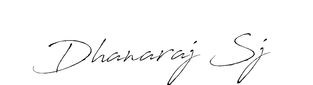 You should practise on your own different ways (Antro_Vectra) to write your name (Dhanaraj Sj) in signature. don't let someone else do it for you. Dhanaraj Sj signature style 6 images and pictures png