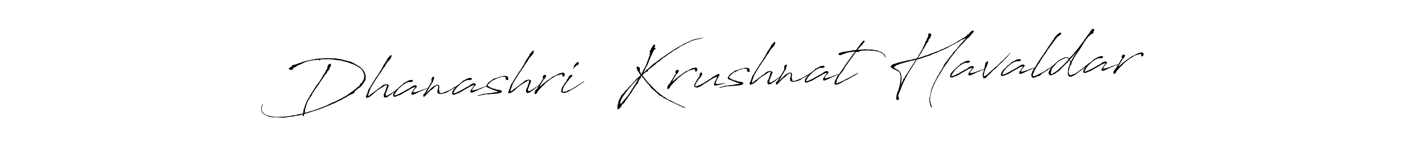 Also we have Dhanashri  Krushnat Havaldar name is the best signature style. Create professional handwritten signature collection using Antro_Vectra autograph style. Dhanashri  Krushnat Havaldar signature style 6 images and pictures png