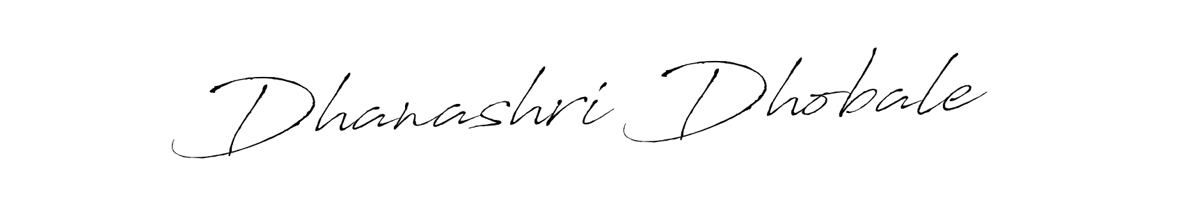 Make a beautiful signature design for name Dhanashri Dhobale. With this signature (Antro_Vectra) style, you can create a handwritten signature for free. Dhanashri Dhobale signature style 6 images and pictures png