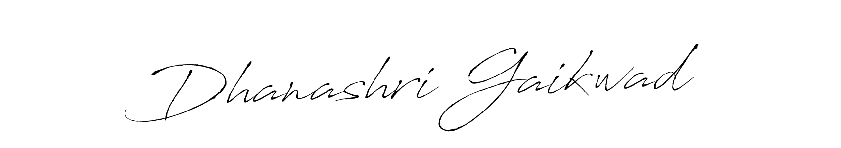 Design your own signature with our free online signature maker. With this signature software, you can create a handwritten (Antro_Vectra) signature for name Dhanashri Gaikwad. Dhanashri Gaikwad signature style 6 images and pictures png