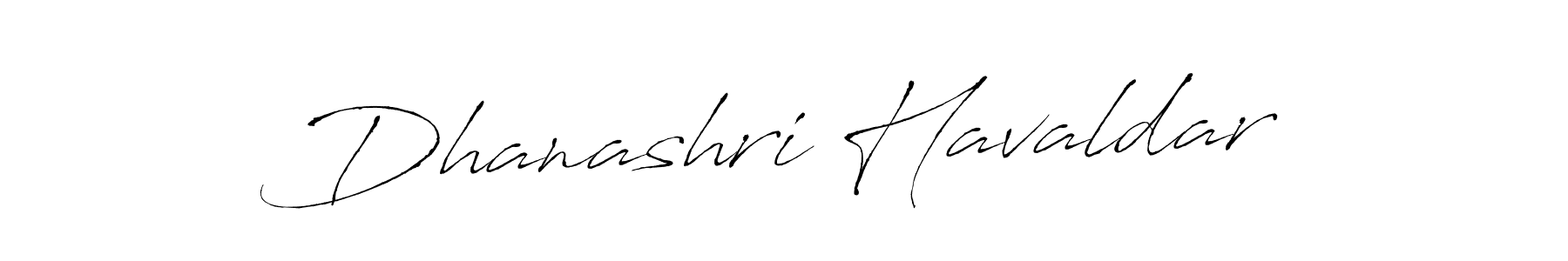Create a beautiful signature design for name Dhanashri Havaldar. With this signature (Antro_Vectra) fonts, you can make a handwritten signature for free. Dhanashri Havaldar signature style 6 images and pictures png