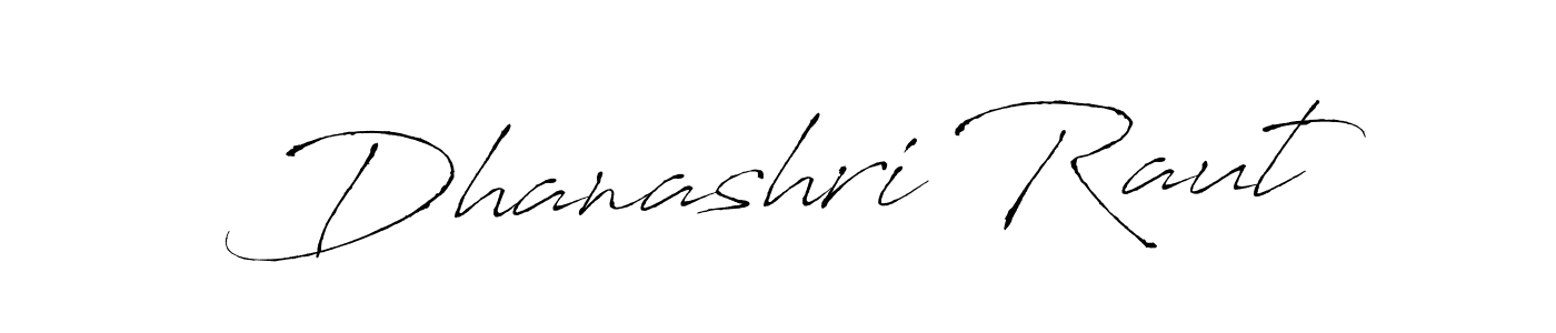 The best way (Antro_Vectra) to make a short signature is to pick only two or three words in your name. The name Dhanashri Raut include a total of six letters. For converting this name. Dhanashri Raut signature style 6 images and pictures png