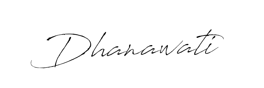 Create a beautiful signature design for name Dhanawati. With this signature (Antro_Vectra) fonts, you can make a handwritten signature for free. Dhanawati signature style 6 images and pictures png