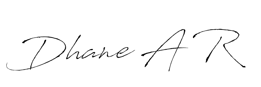 Best and Professional Signature Style for Dhane A R. Antro_Vectra Best Signature Style Collection. Dhane A R signature style 6 images and pictures png